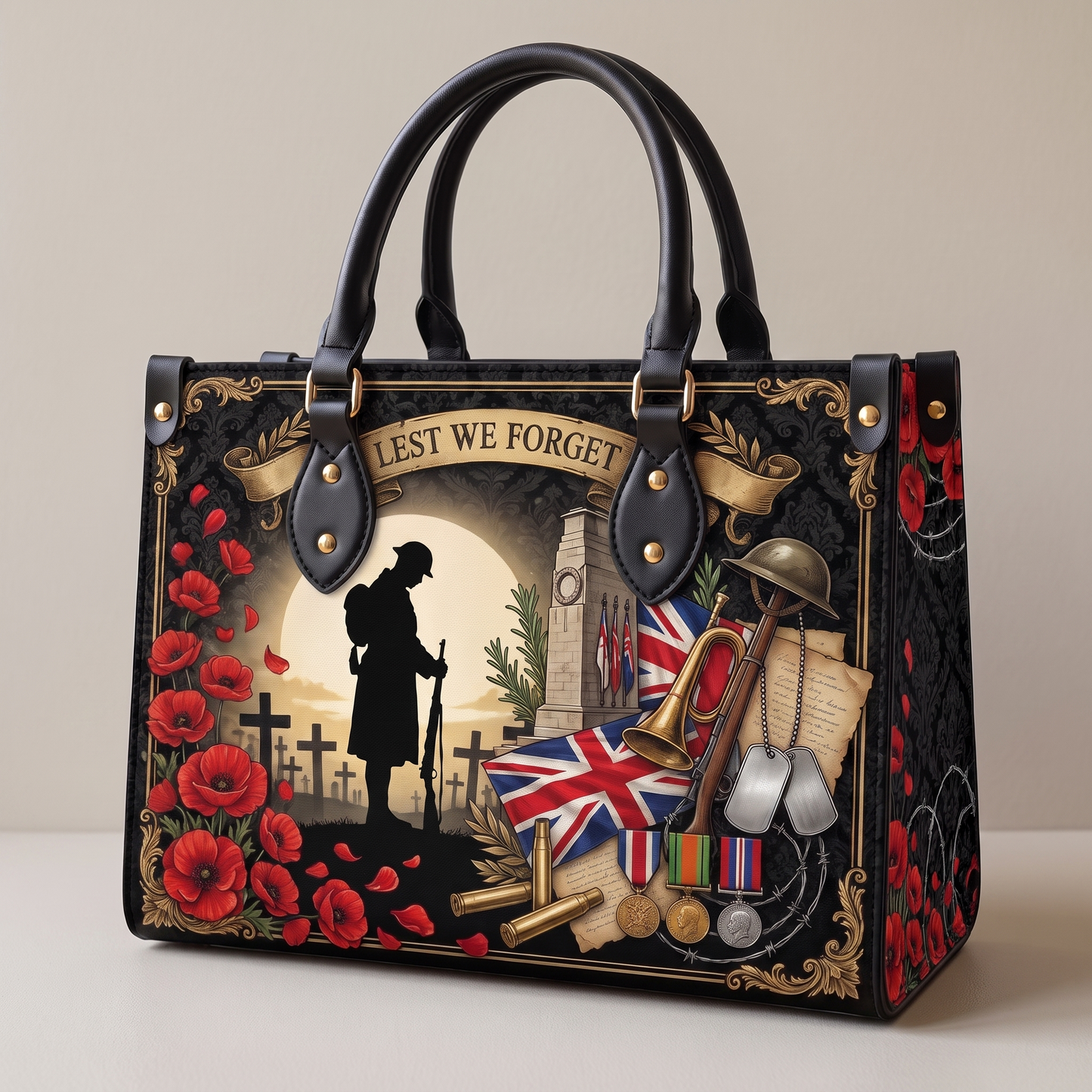 Handmade British Tote Bag